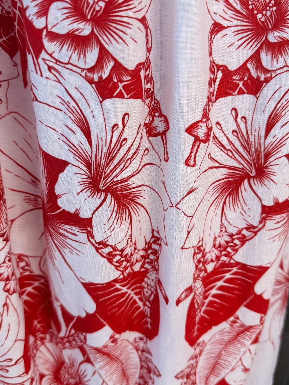 FARM Rio Off-White Floral Chains Maxi Dress Size L NWT - Picture 4 of 10